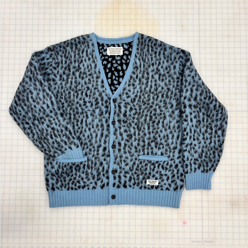 Wacko Maria Guilty Parties leopard mohair sweater